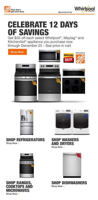 Home Depot Email 